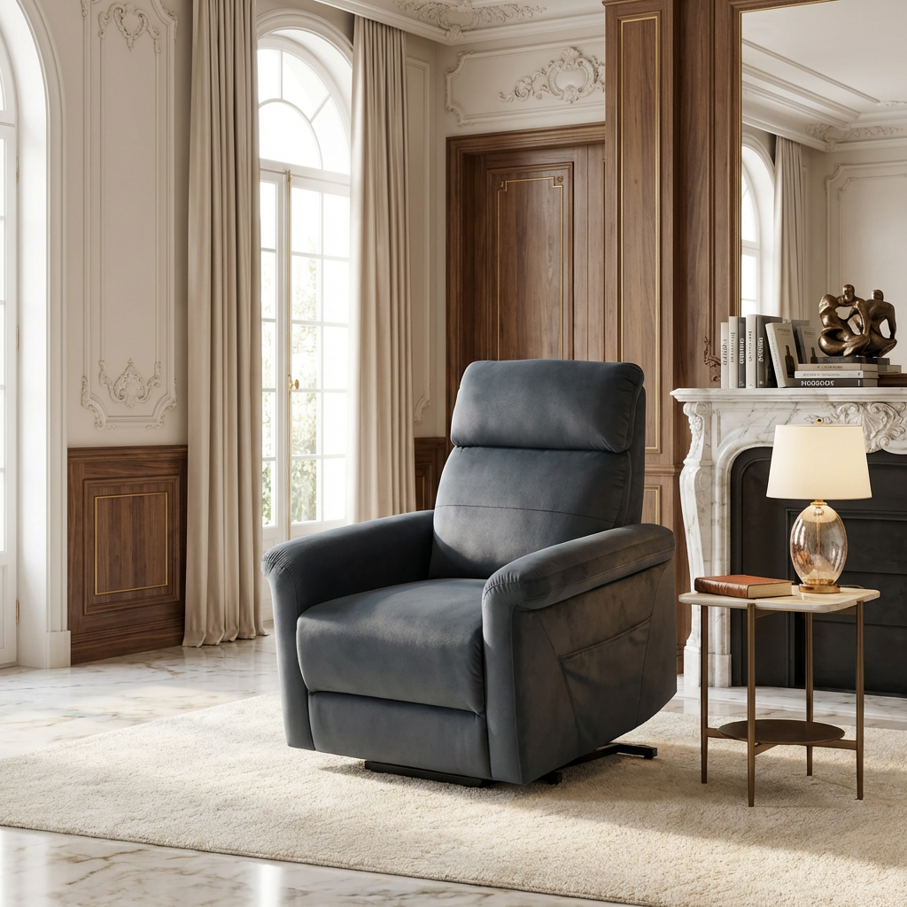 Power Lift Recliner Chair - Heat & Massage 160° Lay Flat Electric
