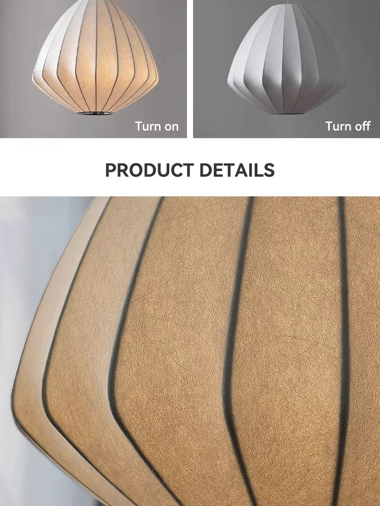 Modern Nordic Hanging Ceiling Light – Elegant Fabric Pendant Lamp for Bright, Stylish Home Ambience