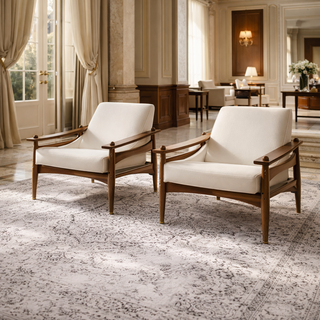 Floral Non-Slip Area Rug For Kitchen & Office – Vintage Floral Accent Rug, Easy-Clean & Stylish Home Upgrade