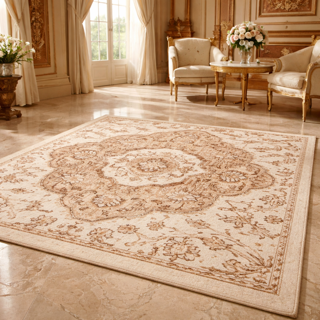 Flower Pattern Folding Retro Pad – Large Comfortable Foldable Mat for Home & Outdoor Comfort