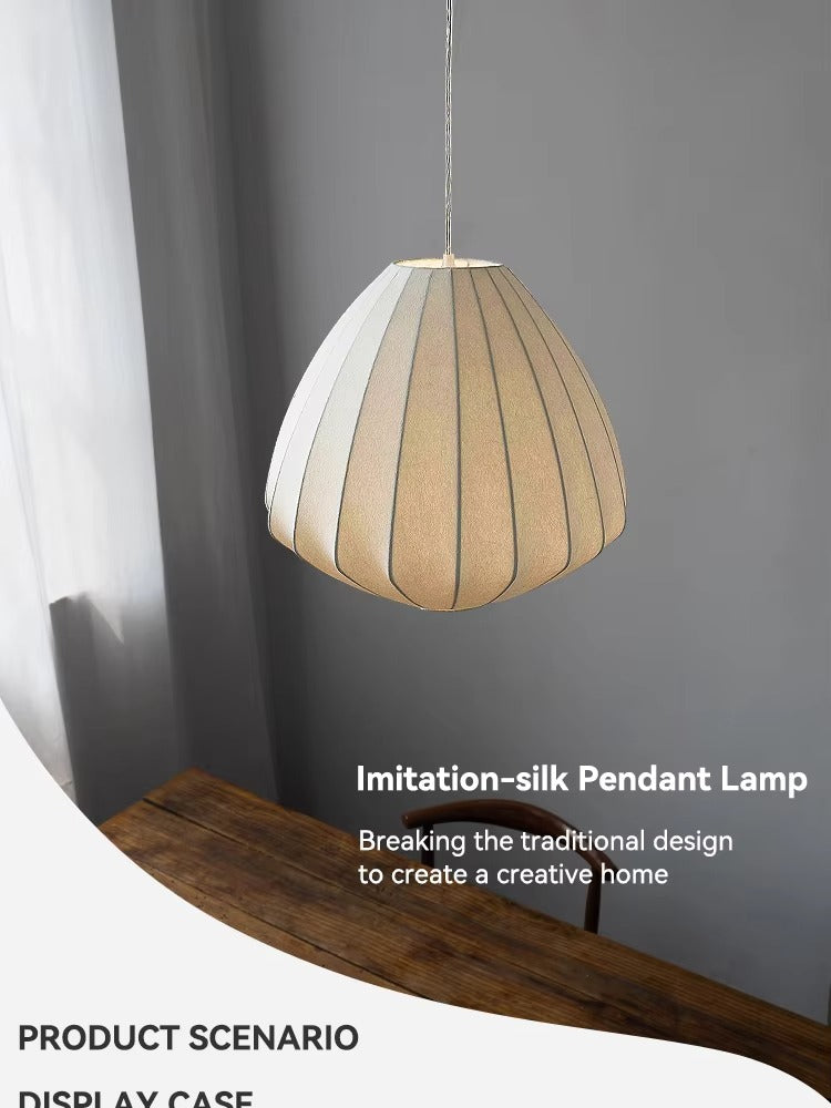 Modern Nordic Hanging Ceiling Light – Elegant Fabric Pendant Lamp for Bright, Stylish Home Ambience